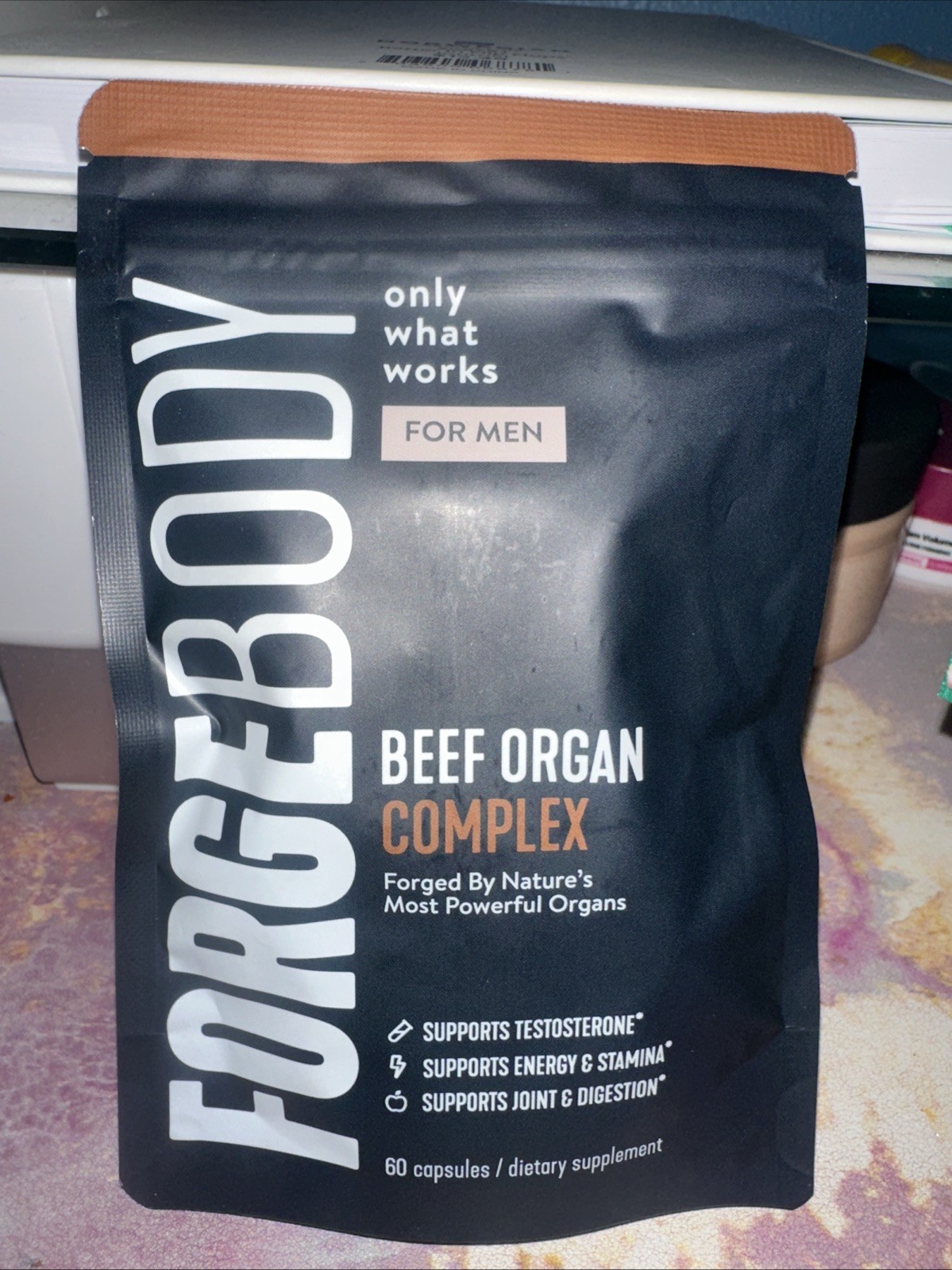 FORGEBODY Beef Organ Complex 60 Capsules | Grass Fed Organ Blend