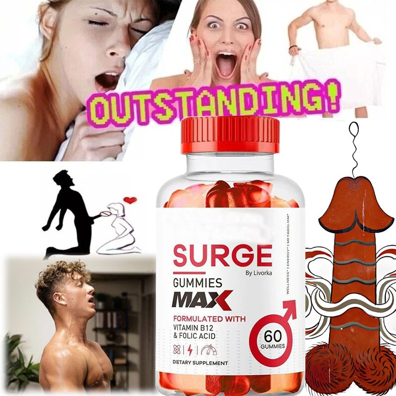 Vital Surge Male Gummies Maximum Strength Vital Surge Advanced Formula 60 Count