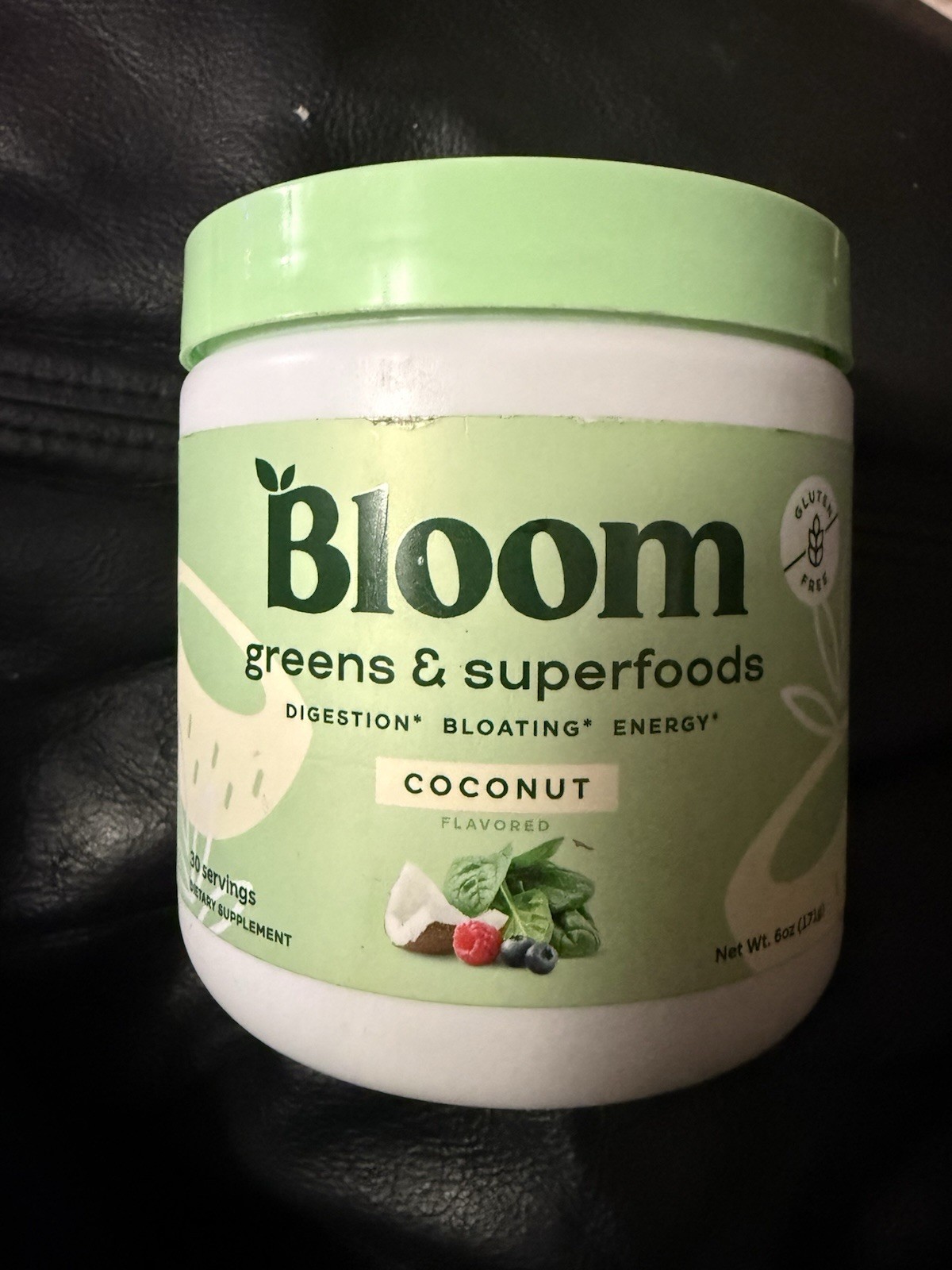 Bloom Greens and Superfoods Vitamin Powder Coconut Flavor – 6oz
