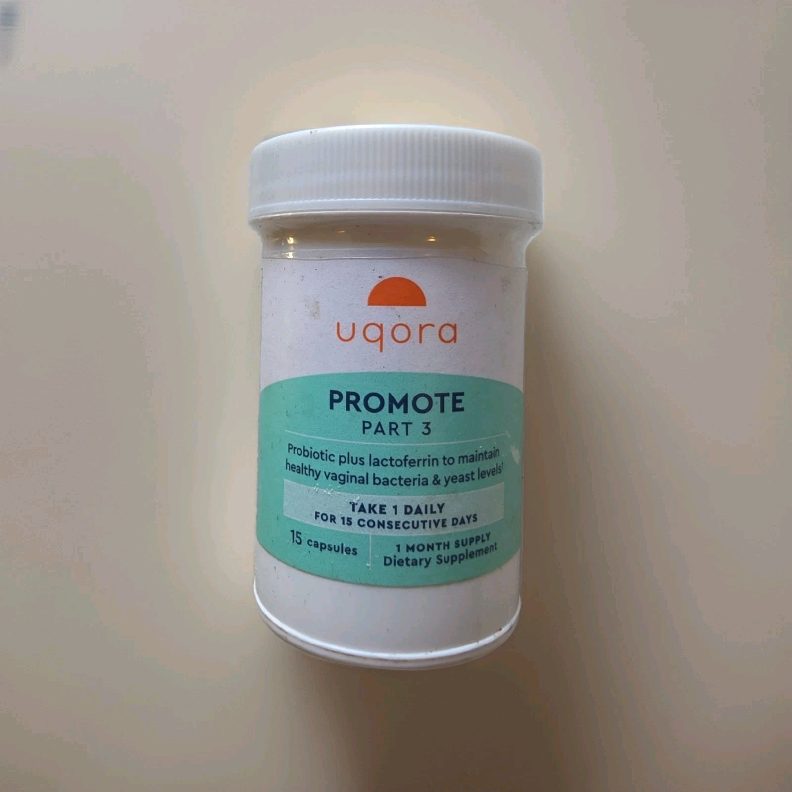Uqora Promote Part 3 – Probiotic, Maintain Healthy Vaginal Bacteria, Exp 5/26