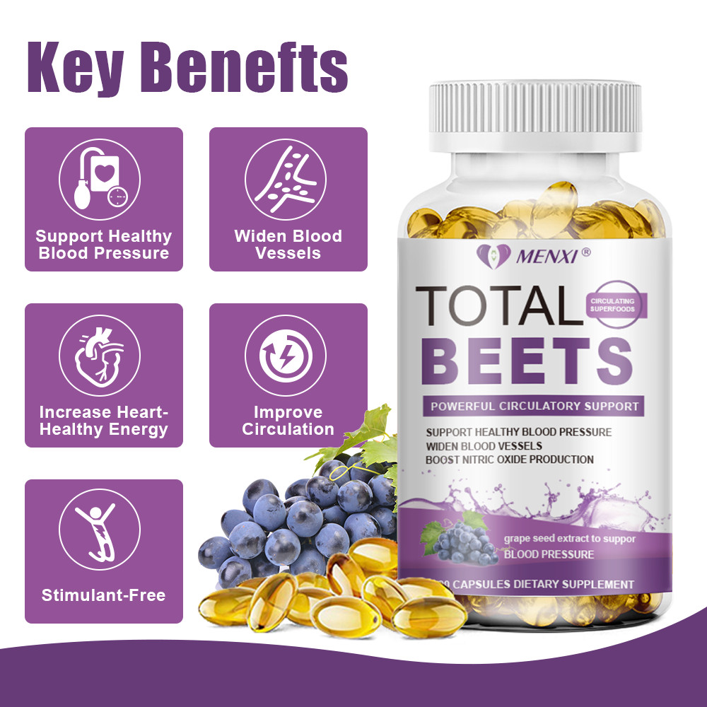 Total Beets Circulation Superfood Beet Root, Nitric Oxide Blood Pressure Support
