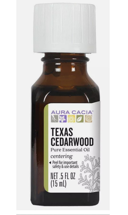 Aura Cacia Texas Cedarwood Essential Oil 0.5 oz Oil
