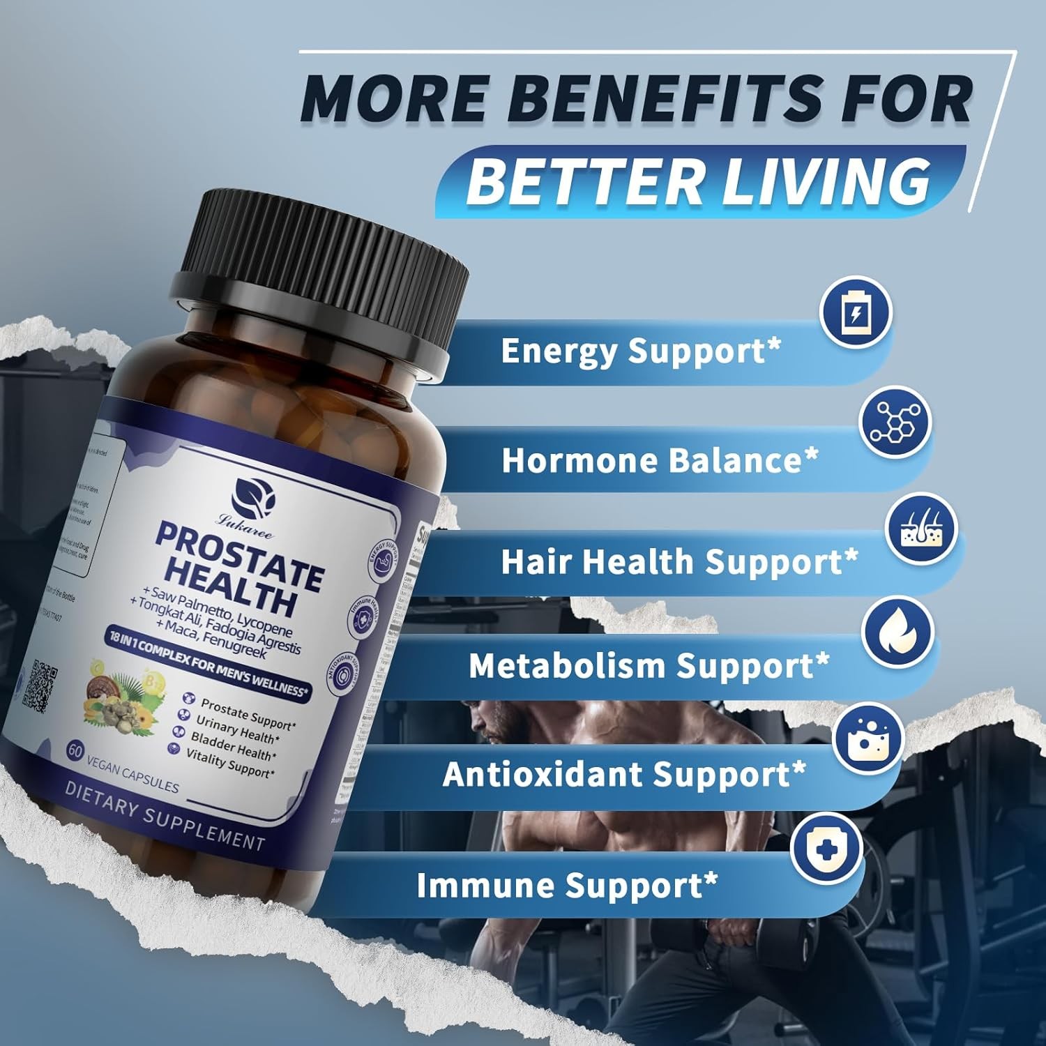 Prostate Supplement – Reduce Frequent Urges to Urinate – Stamina supplement