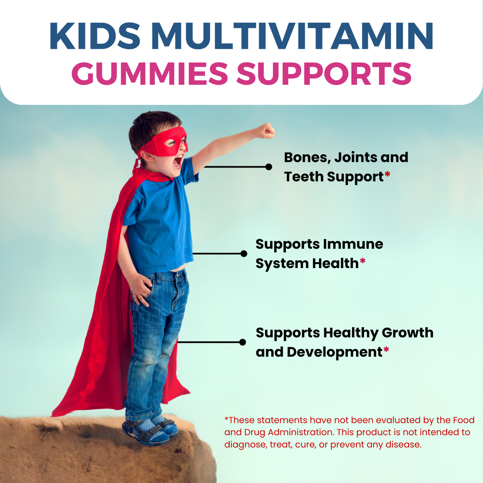 Zaytun Halal Kids Multivitamin Gummies (3-Pack), Supports Healthy Development