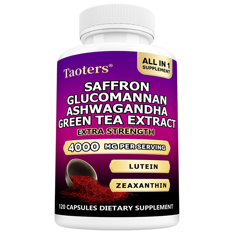 Saffron Supplements 4000mg with Lutein & Zeaxanthin – Mood & Vision Capsules