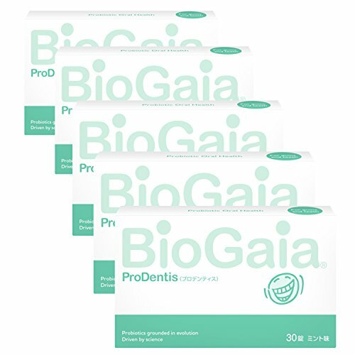 Biogaia Prodentis Living Lactic Acid Bacteria (L Leuteri) Mint 30 tablets x 5 pi