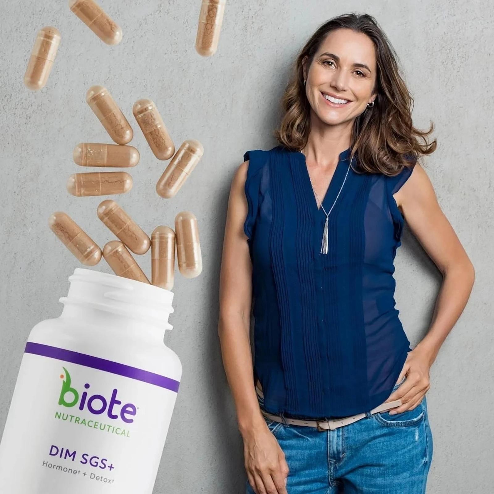 Biote Nutraceutical – DIM SGS+, + Detox Supplemen 60 Capsules (1-3 PACK)