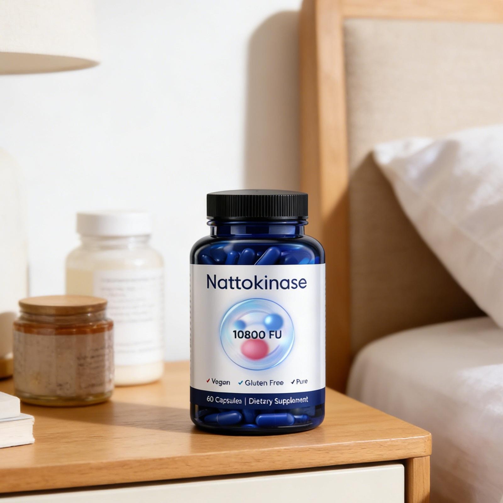 Quality Nattokinase Supplement – 10800 FU 60 Capsules Per Serving HOT 2026