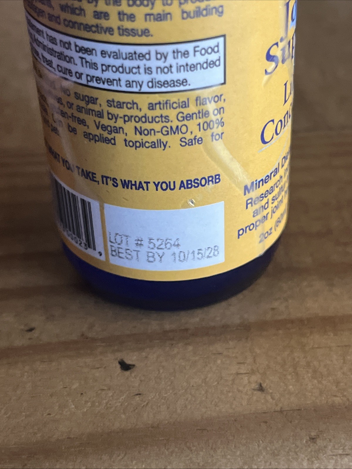 Magnesium Liquid Concentrate Eidon Ionic Minerals – – 2 oz.