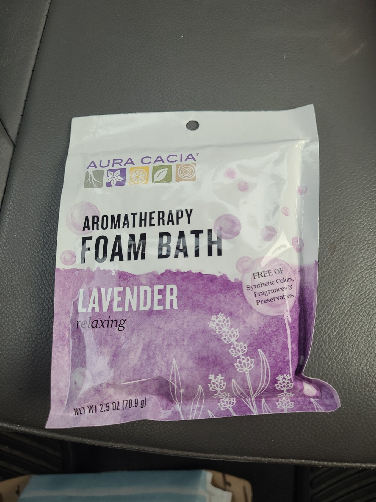 Aura Cacia Aromatherapy Foam Bath, Relaxing Lavender, 2.5 oz