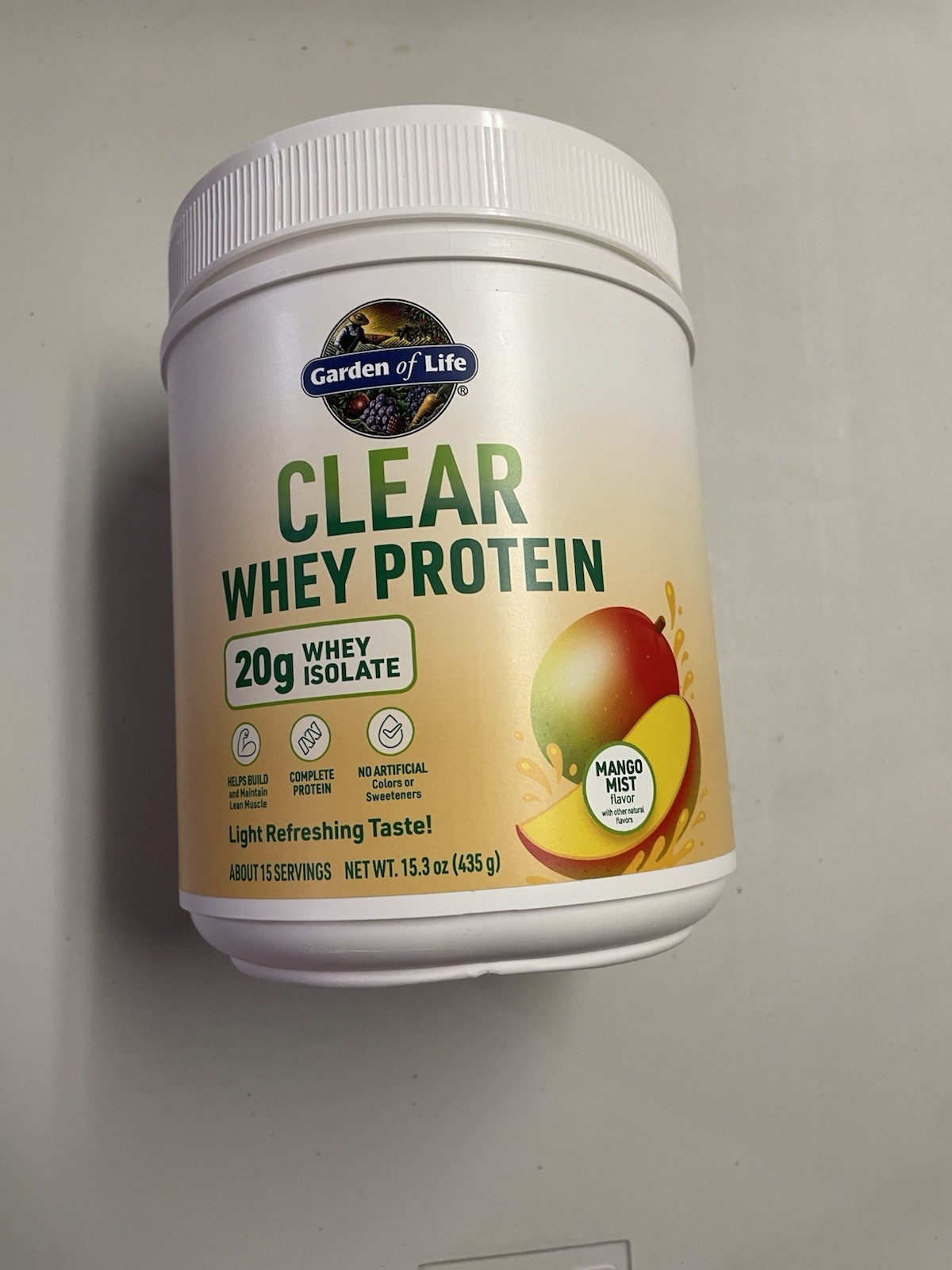 Garden of Life Clear Whey Protein Mango Mist kit