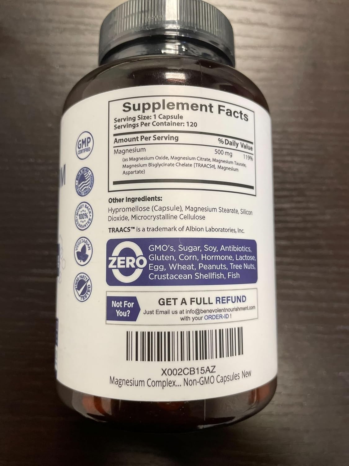 Magnesium Supplement 5-in-1 Complex – Calm, Metabolism & Well-being