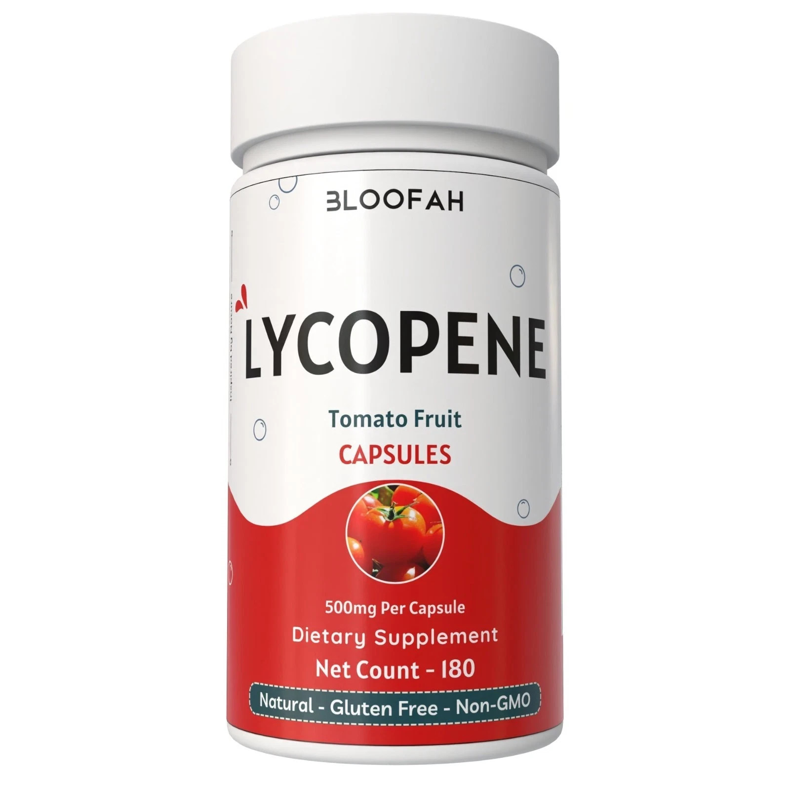 10 x Bloofah Tomato Fruit Capsules (Lycopene) 500mg – 120 Count Natural,Gluten