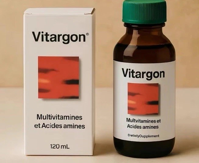 Vitargon Liquid Multivitamin + Amino Acids Dietary Supplement, 120 mL