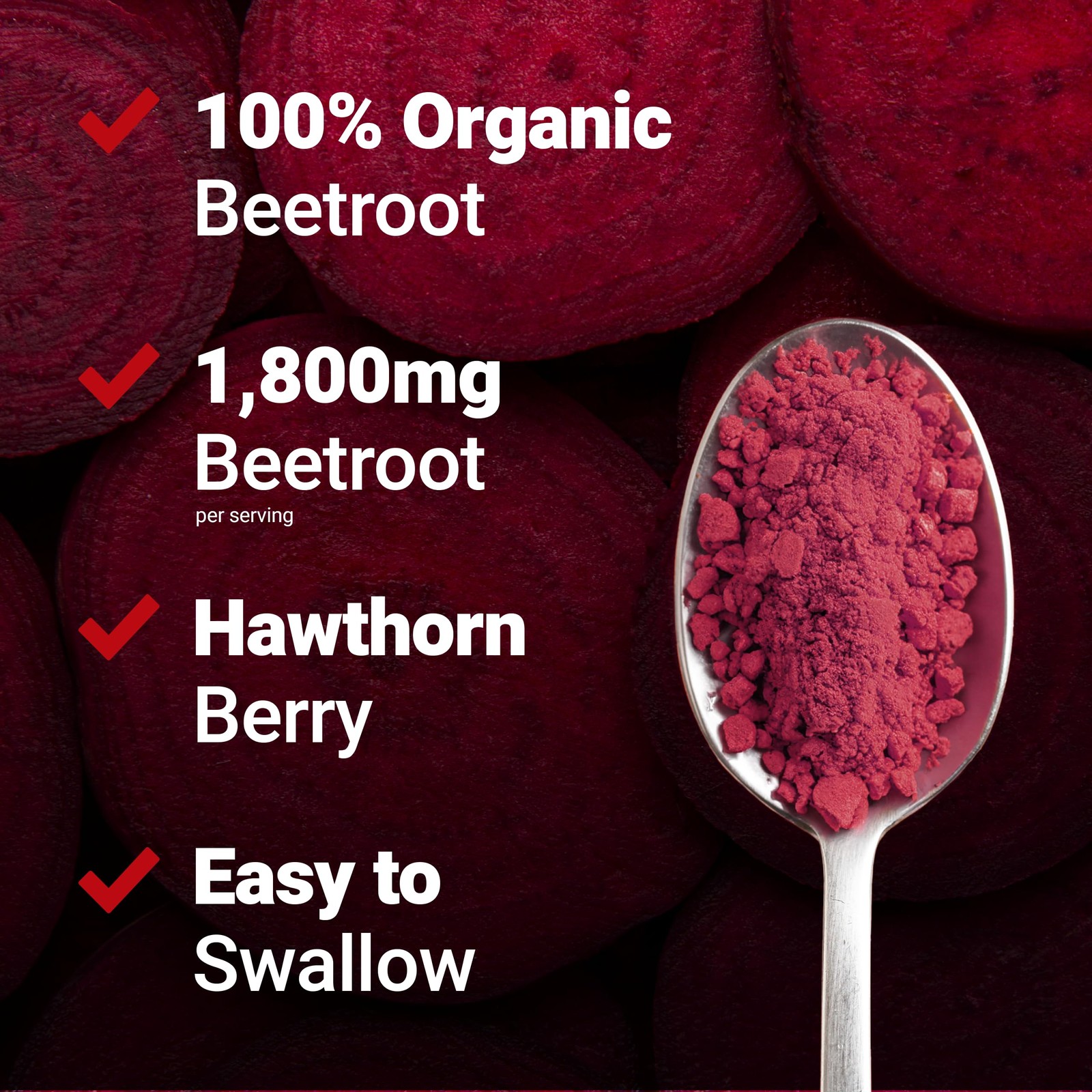 Force Factor Total Beets 1800mg Beet Root 90 Count (Pack of 1),