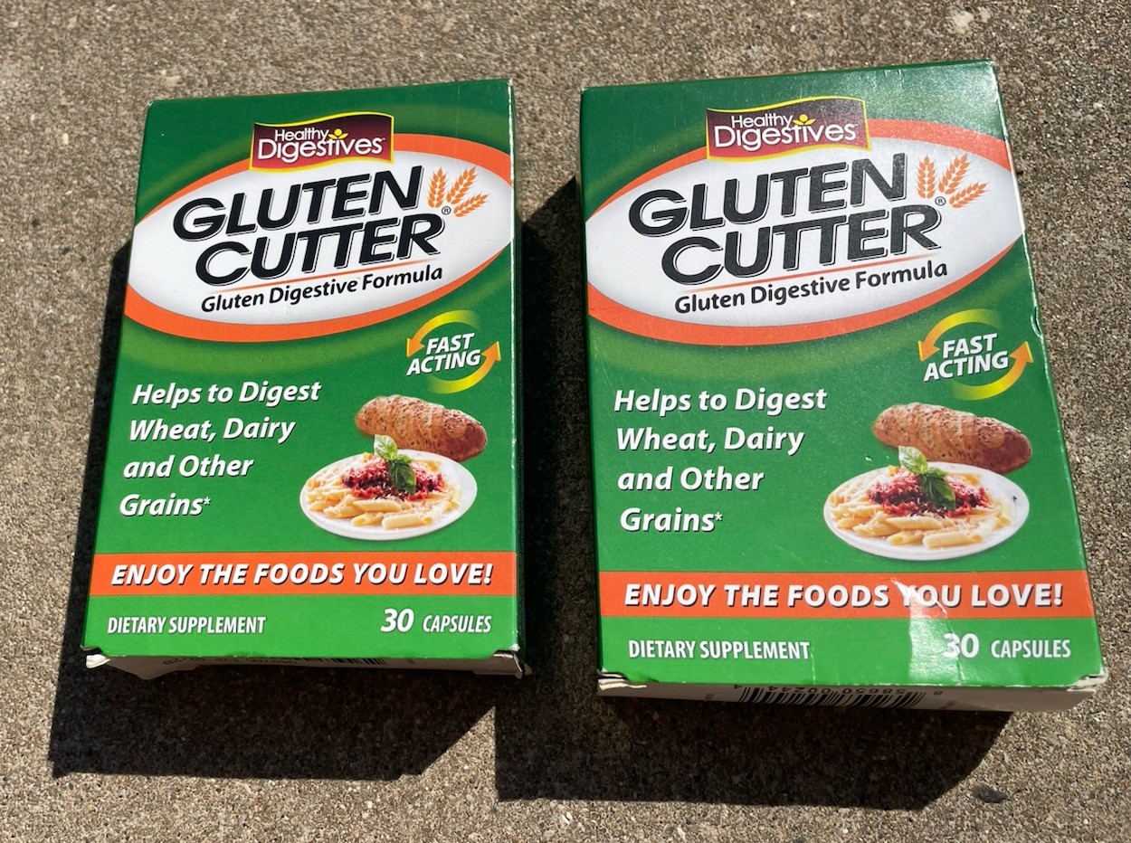 2-Healthy Natural Systems Gluten Cutter Vitamin Capsule- 30 Count Fast-Acting