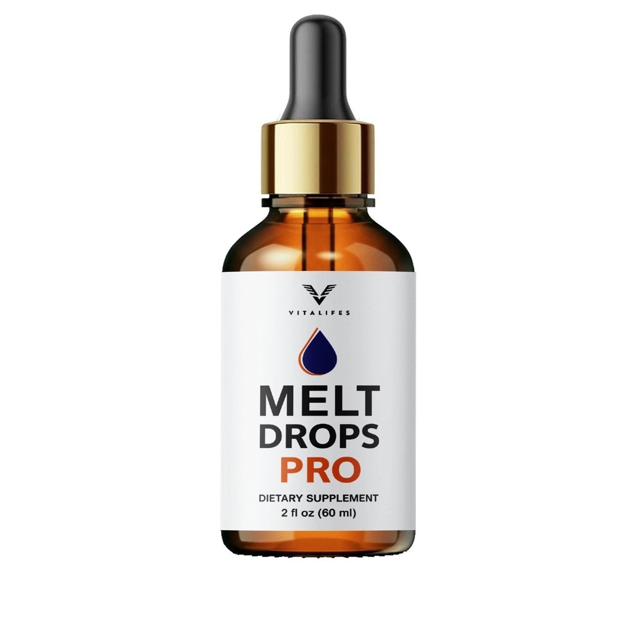 (1 Pack) Melt Drops Pro for Weight Loss Premium Fat Burning Support Formula