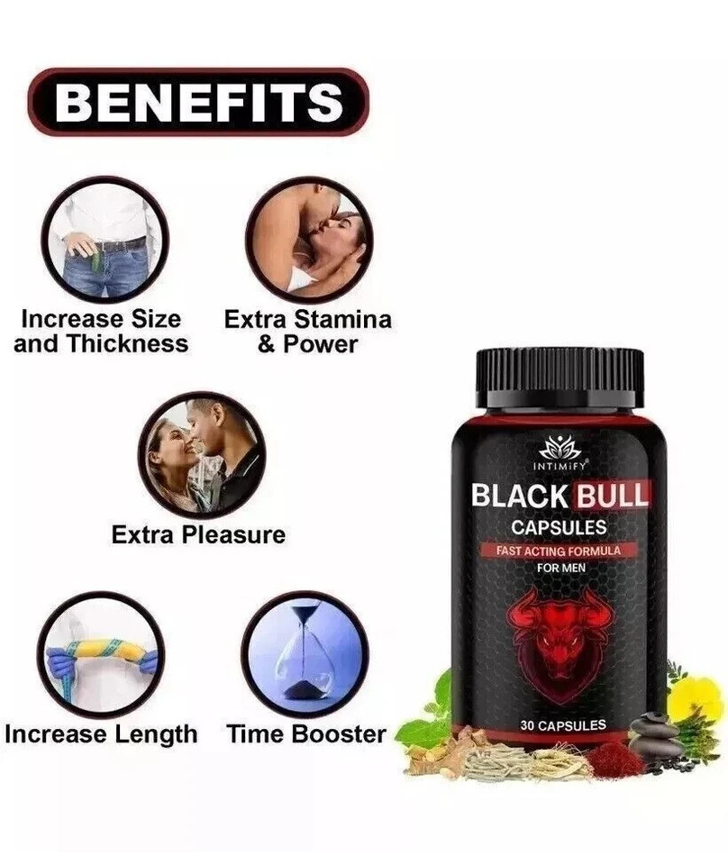 NEW Male Enhancement Drive Stamina Rock Hard Performance Gain 100% 30 Capsules