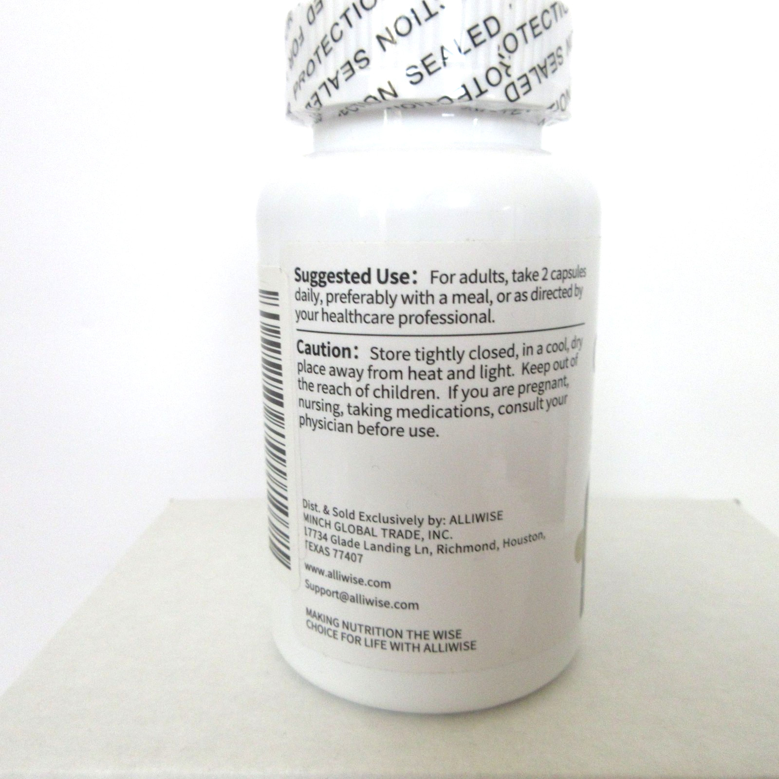 2X Alliwise Cortisol Supplement 240 Capsules (120 x 2) Ashwagandha Chamomile