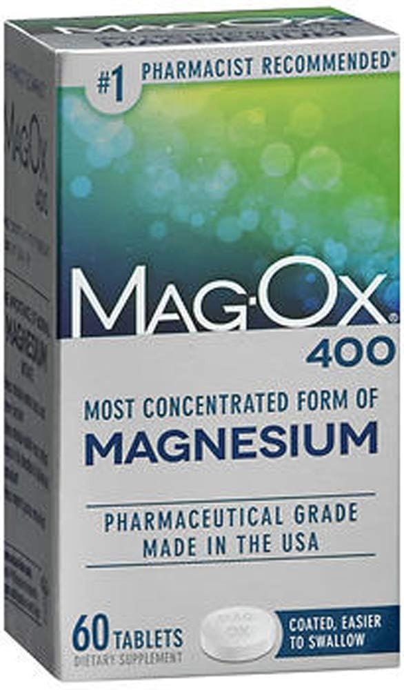 Mag-Ox 400 Magnesium Tablets 60 Each Pack Of 3