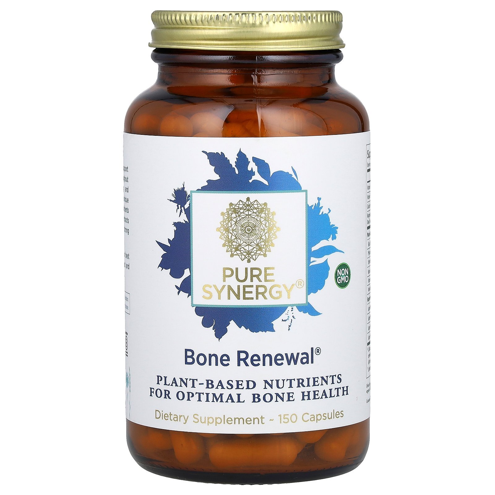 The Synergy Company Bone Renewal 150 Veggie Caps Dairy-Free, Gluten-Free