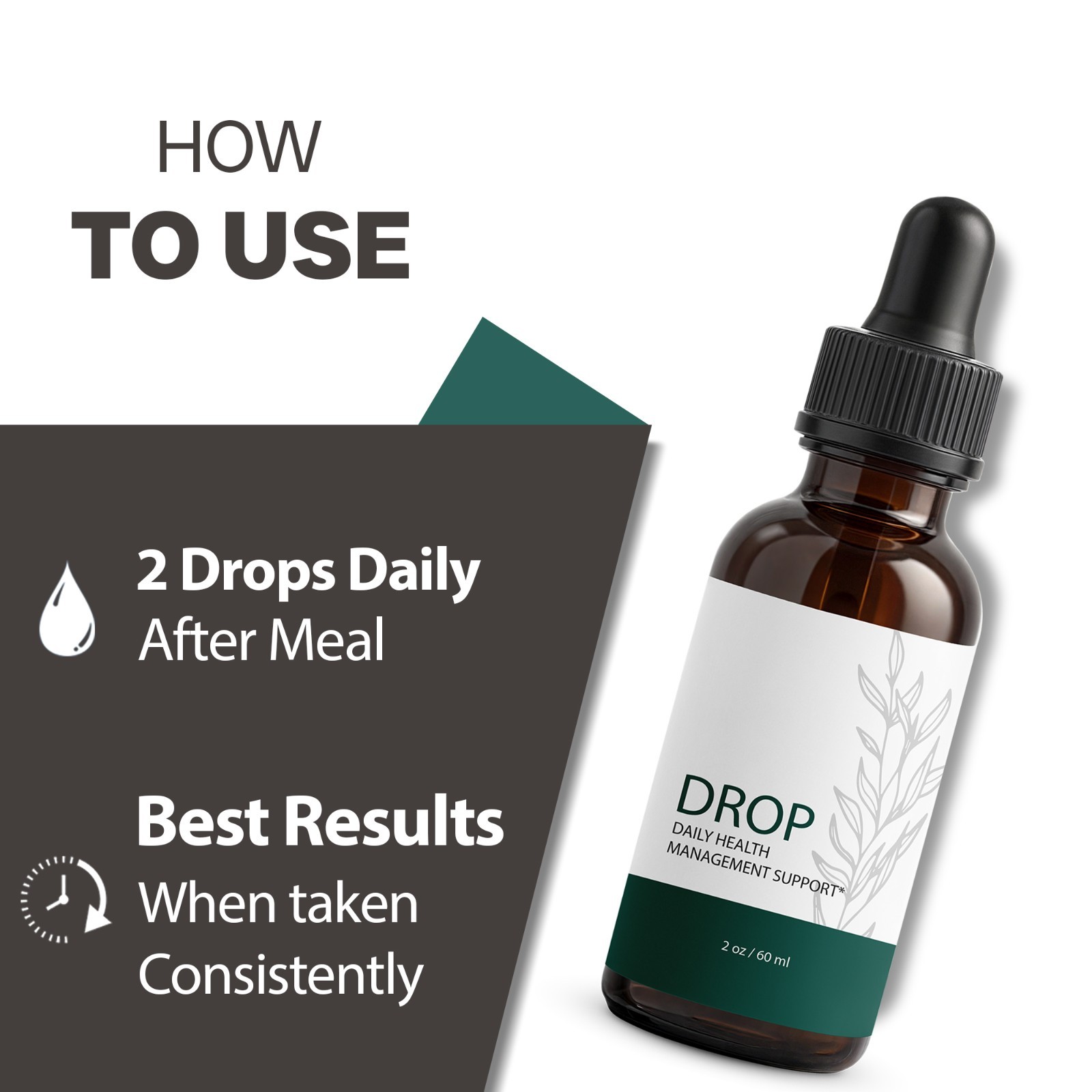 ( 6 Pack ) Drop For Daily Well – Being & Management Support, Blood Health Drops