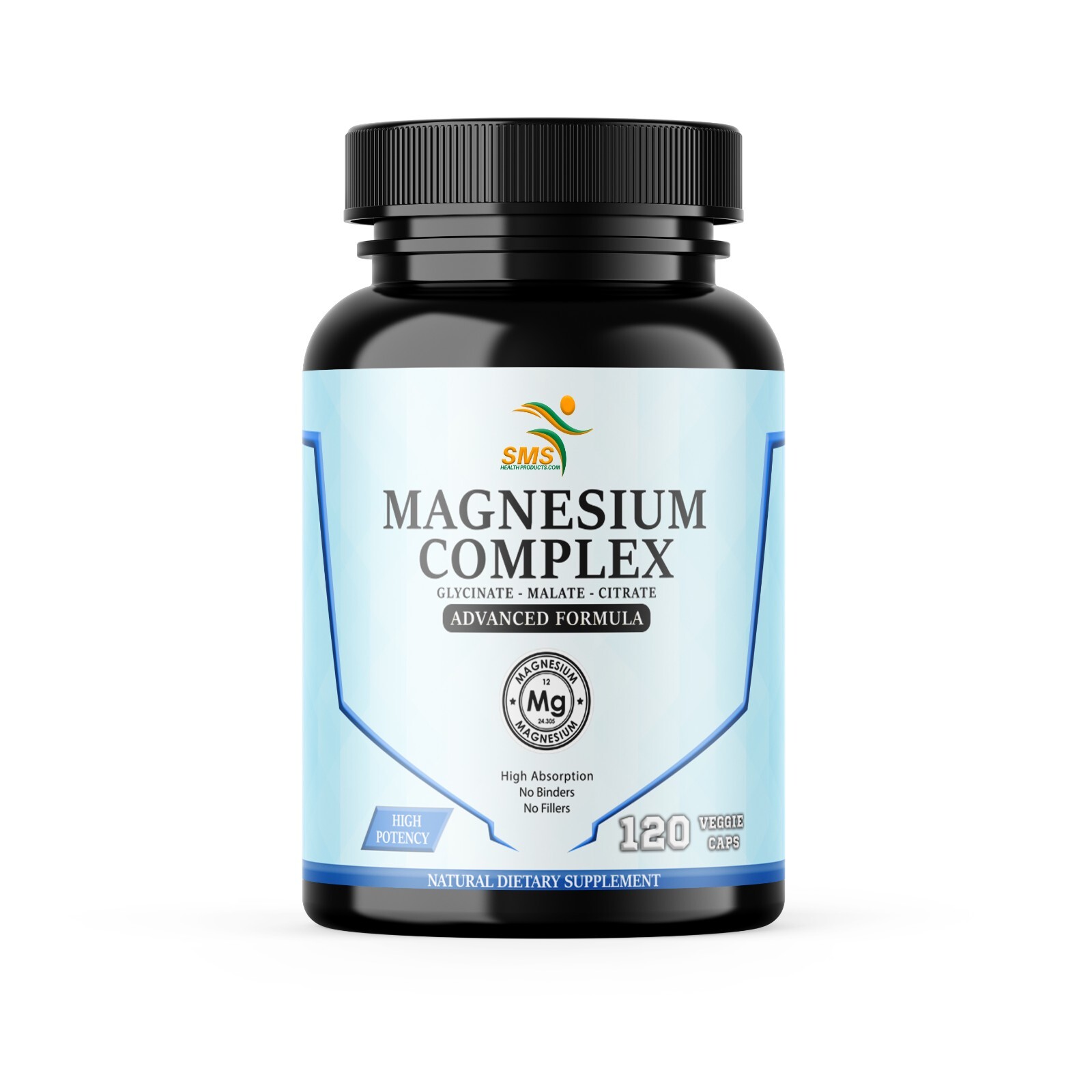 Magnesium Complex 470mg with Malate, Citrate, Glycinate – High Absorption