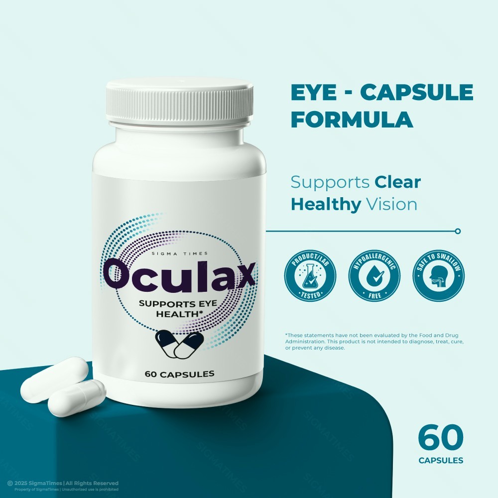 Oculax Capsules, Premium Eye & Vision Support Supplement – Eye Health – 5 Pack