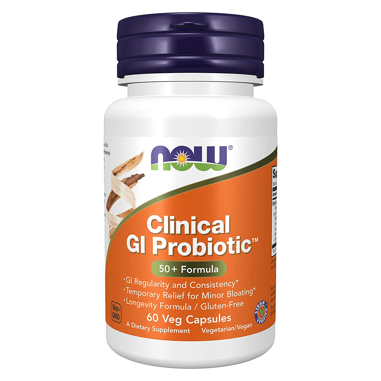 NOW FOODS Clinical GI Probiotic – 60 Veg Capsules