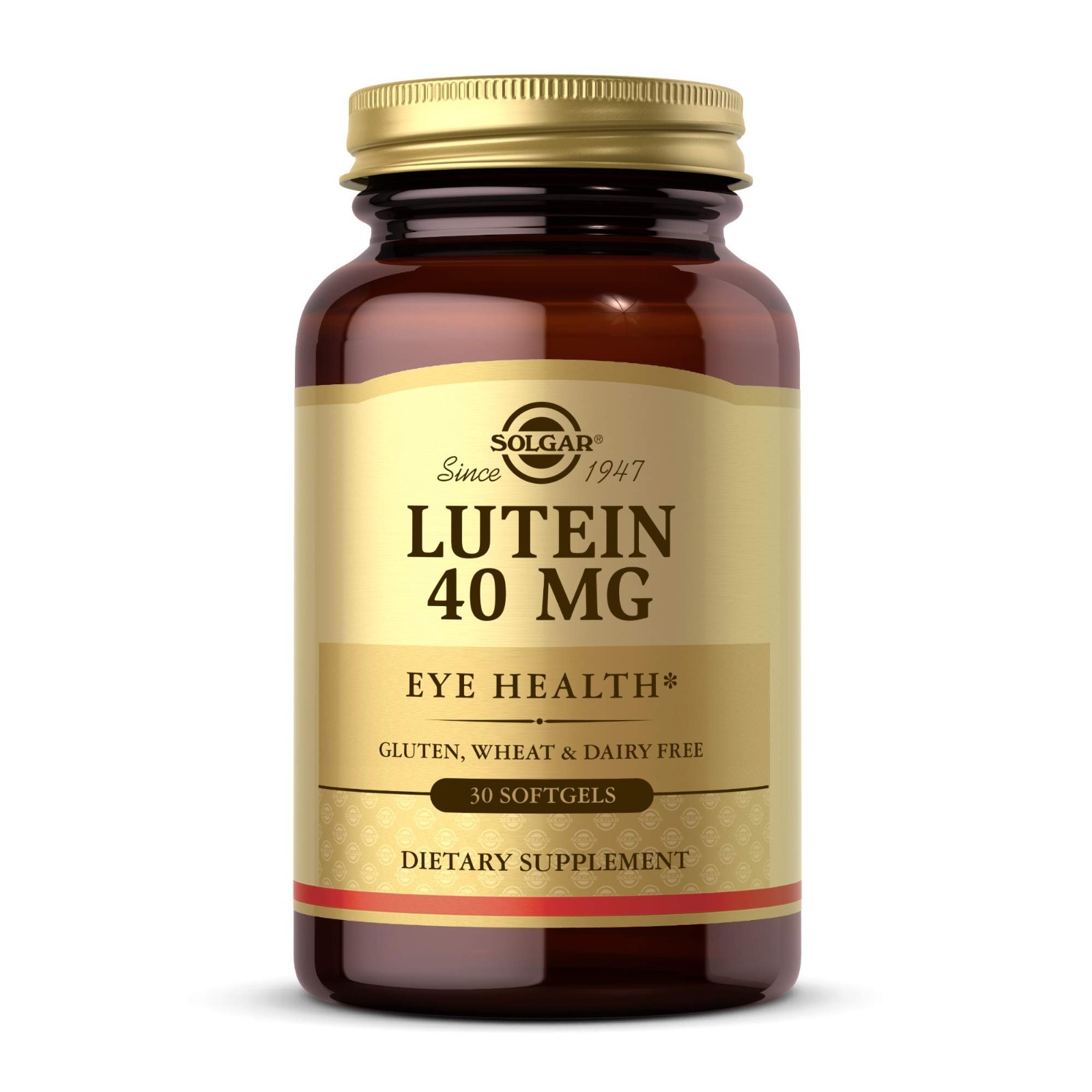 Lutein 40mg Softgels – Supports Eye Health, Filters Blue Light, Gluten & Dairy F