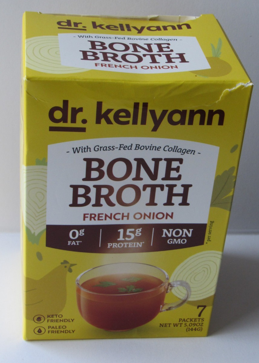 Dr. Kellyann Bone Broth Packets, 7 Servings FRENCH ONION Exp 2027 SEALED IN BOX