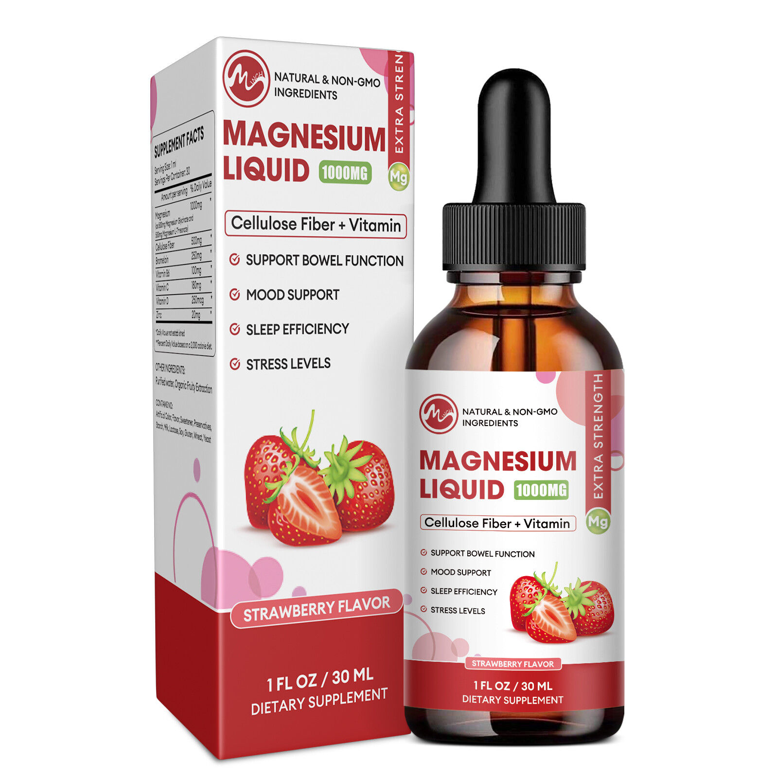 Magnesium Glycinate, Mineral Supp heleated Form 500 mg 60 Gummies