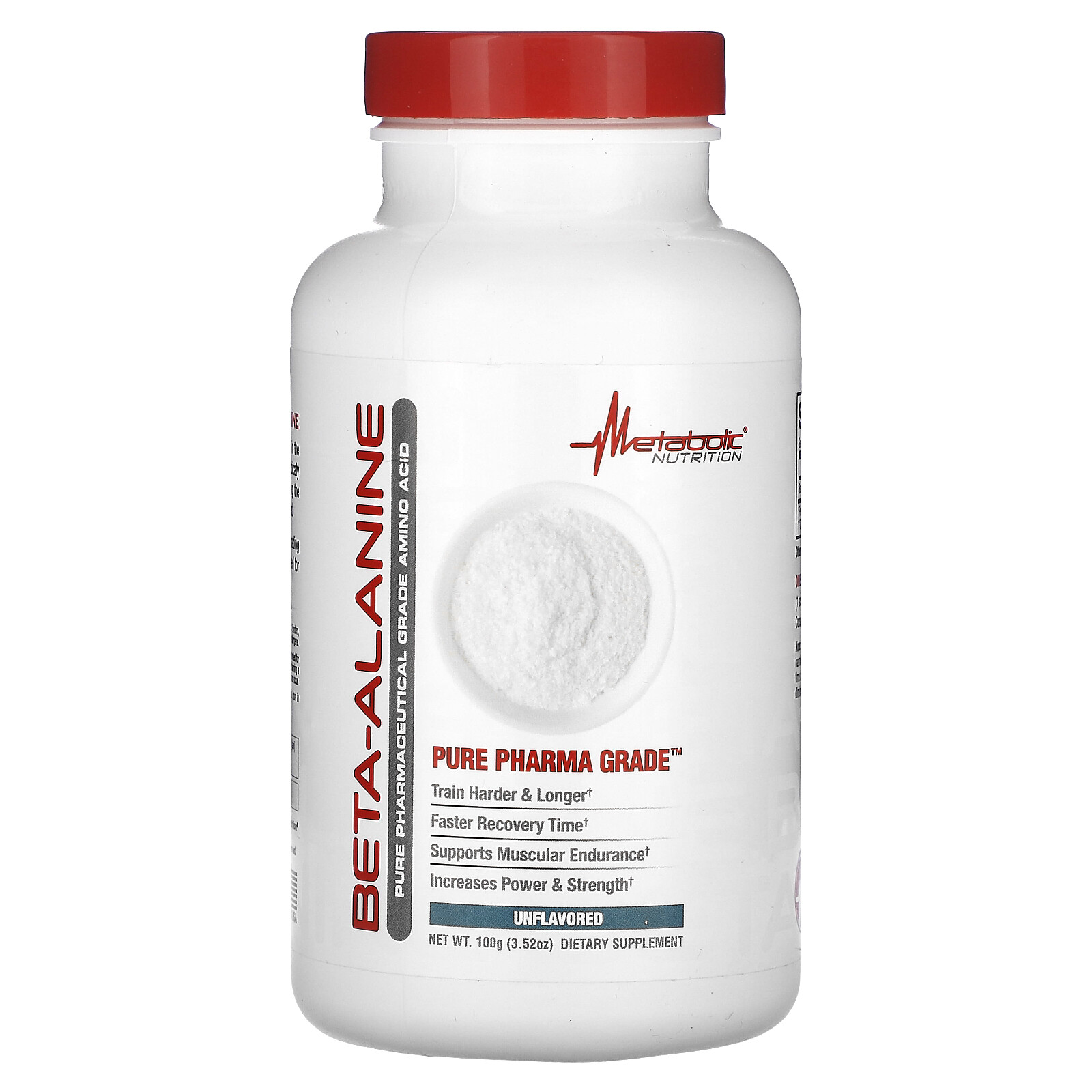Beta-Alanine, Unflavored , 3.52 oz (100 g)