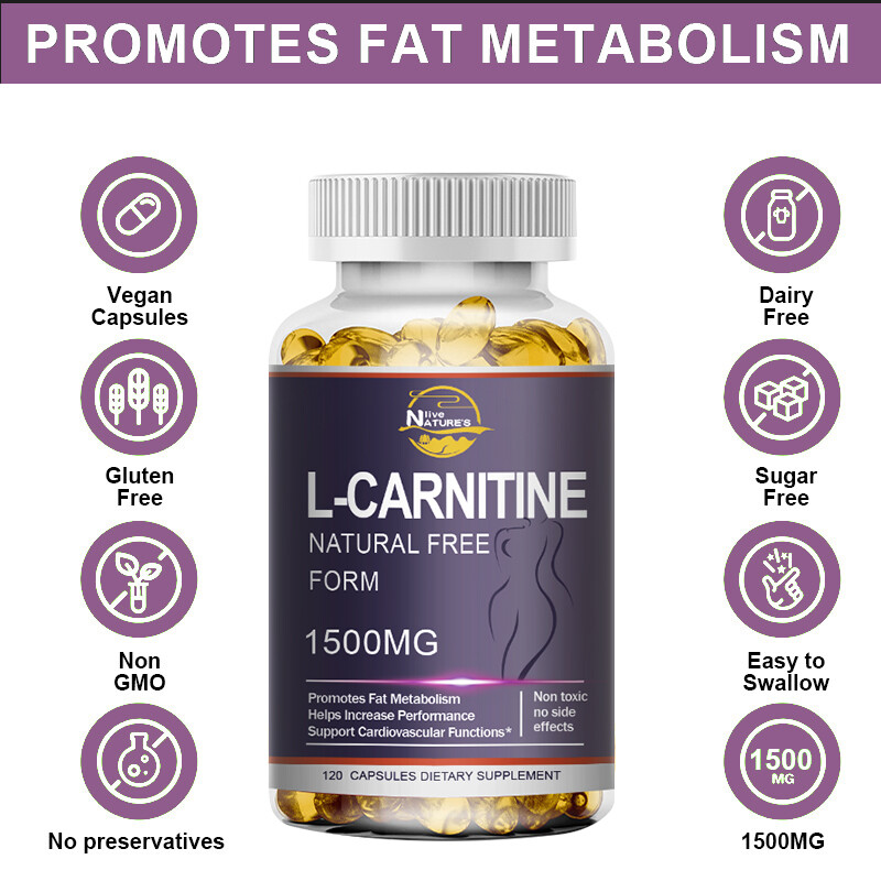 NL ACETYL L-CARNITINE 1500mg TABLETS Nervous System Health Antioxidant CAPSULES