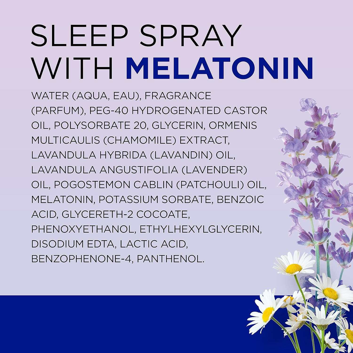 Calm Blend Spray with Melatonin, Lavender & Chamomile Essential Oils, 6 fl oz (P