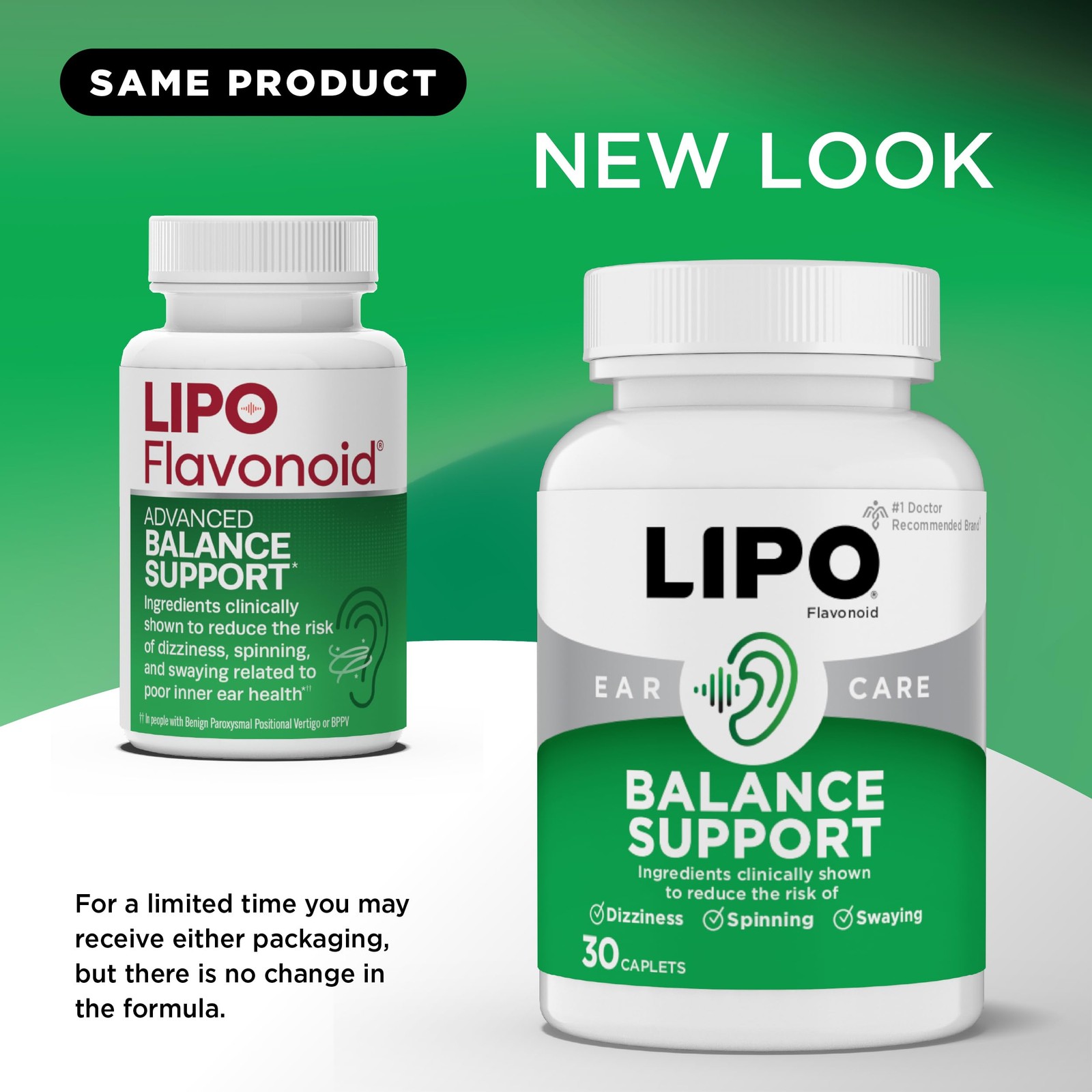 Lipo-Flavonoid for Vertigo & Dizziness Relief, 30 Count (Pack of 1), No Color