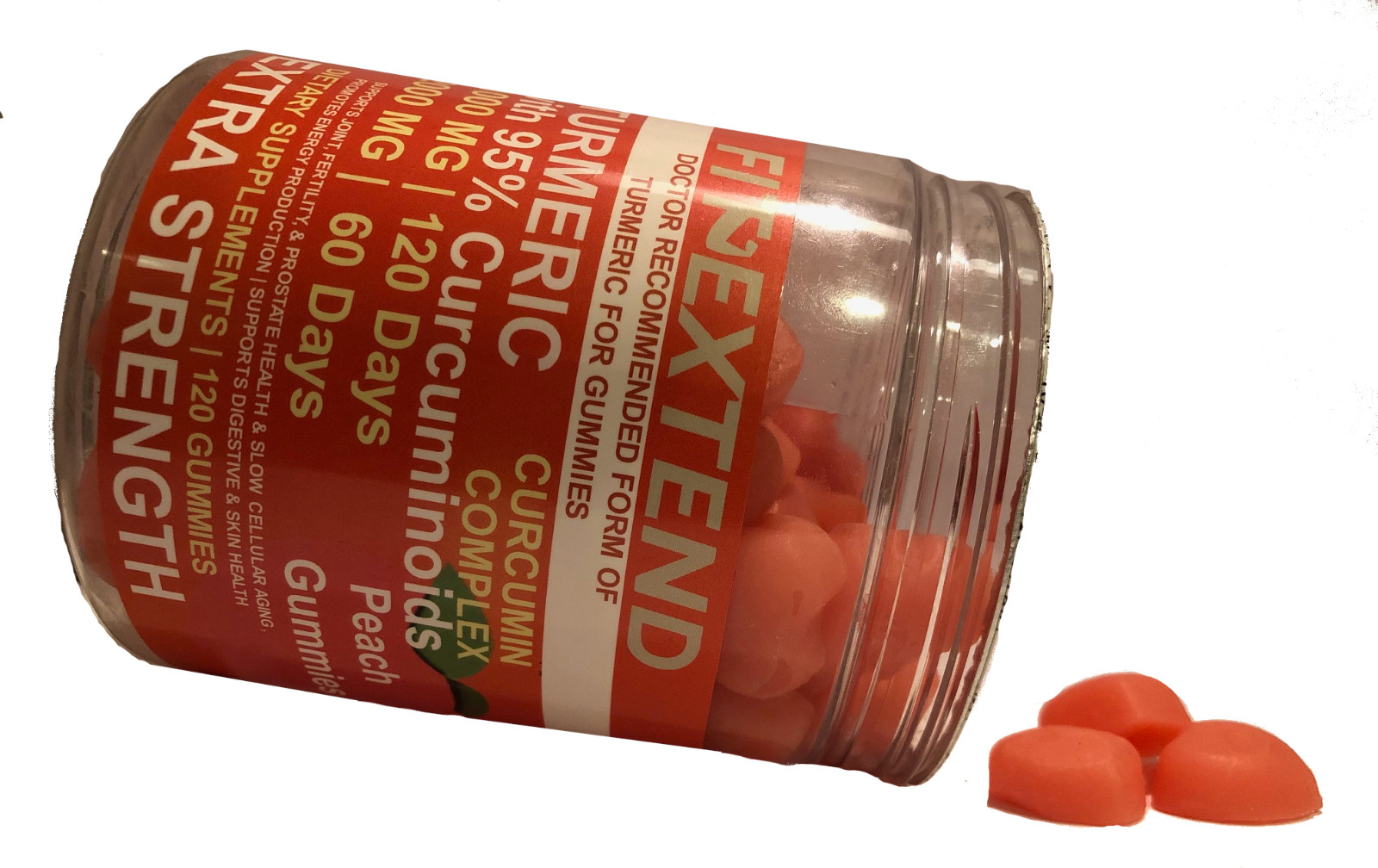 Turmeric Gummies Extra Strength Chewable Joint Support Gummy, High Absorption