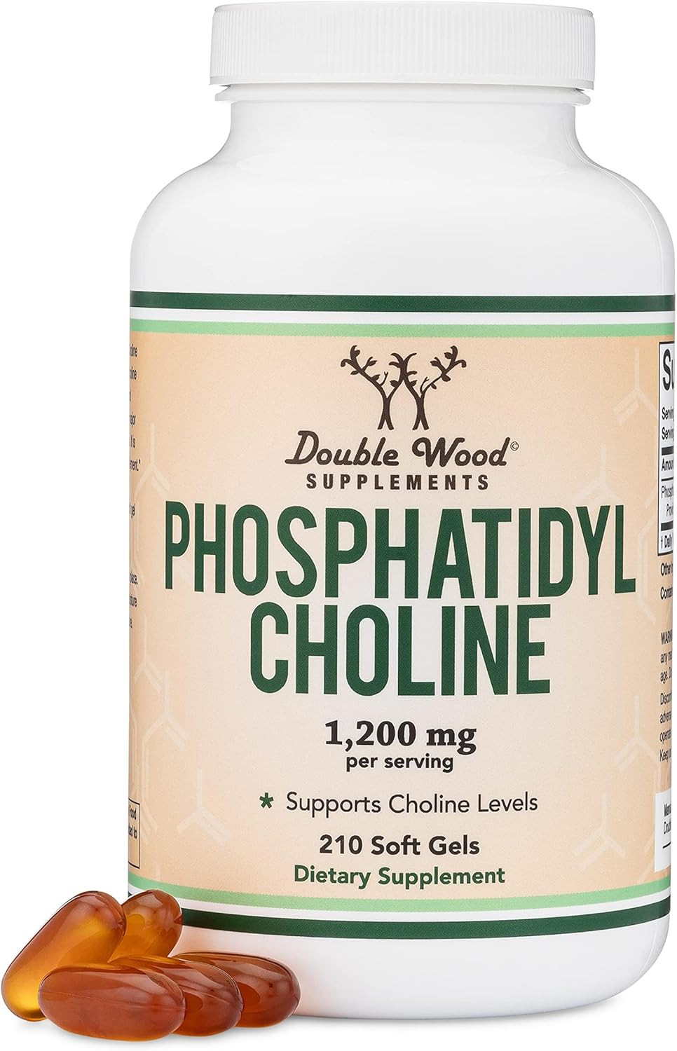 Phosphatidylcholine 1,200mg – 210 Softgels – Enhanced Version of Soy Lecithin (C