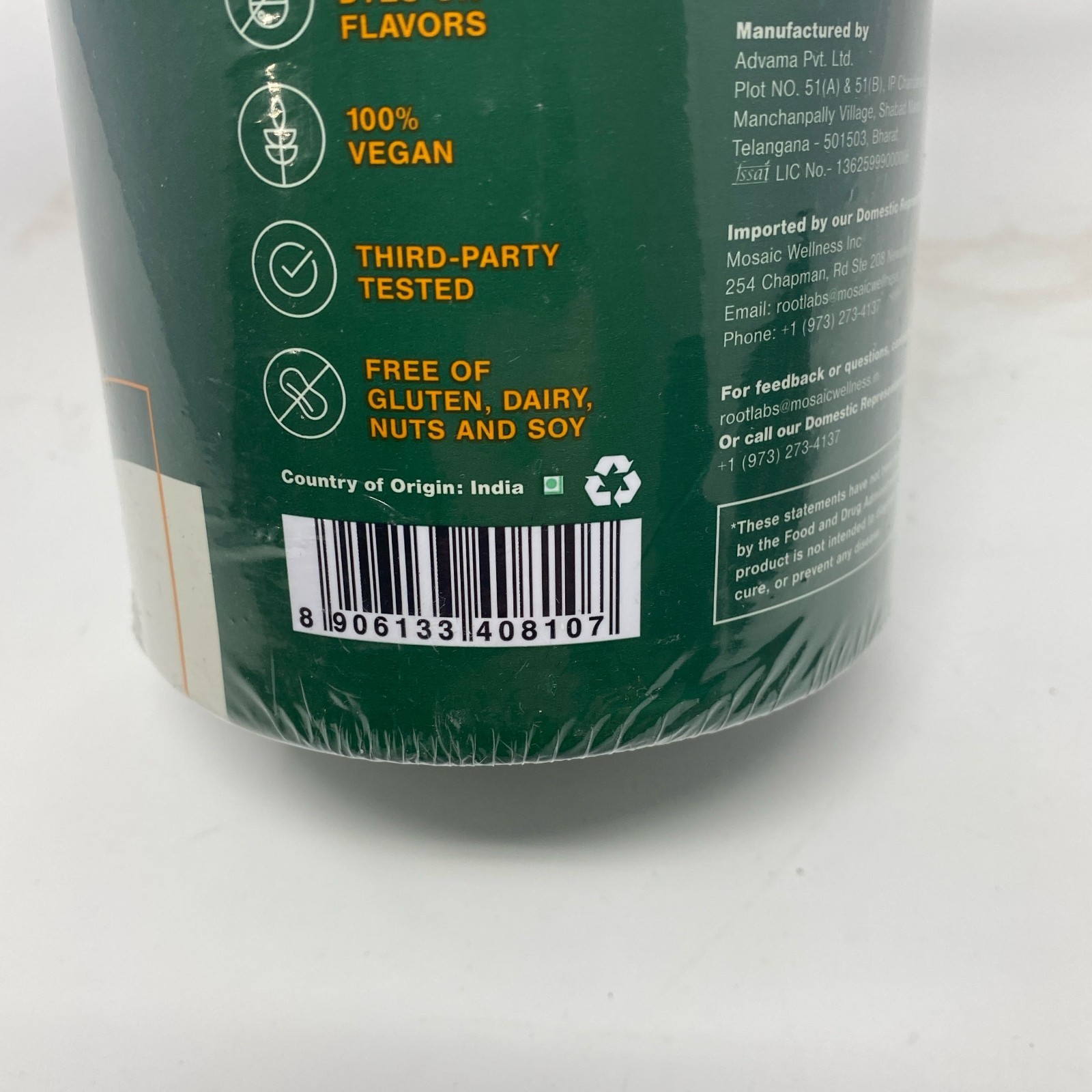 Root Labs Alpha Gummies 10-in-1 Shilajit, 60ct, Dark Green, 240g