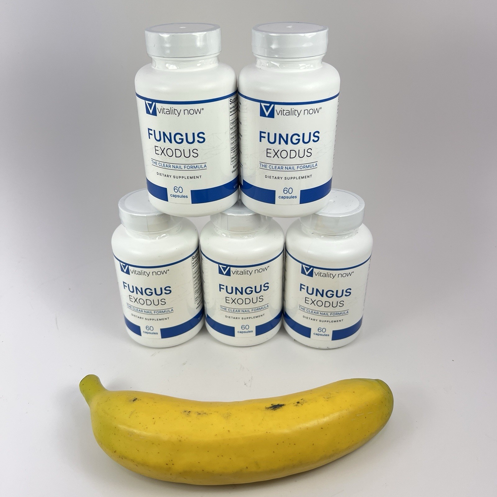 Vitality Now Fungus Exodus The Clear Nail Formula 300 Capsules Pack 5 Bottles
