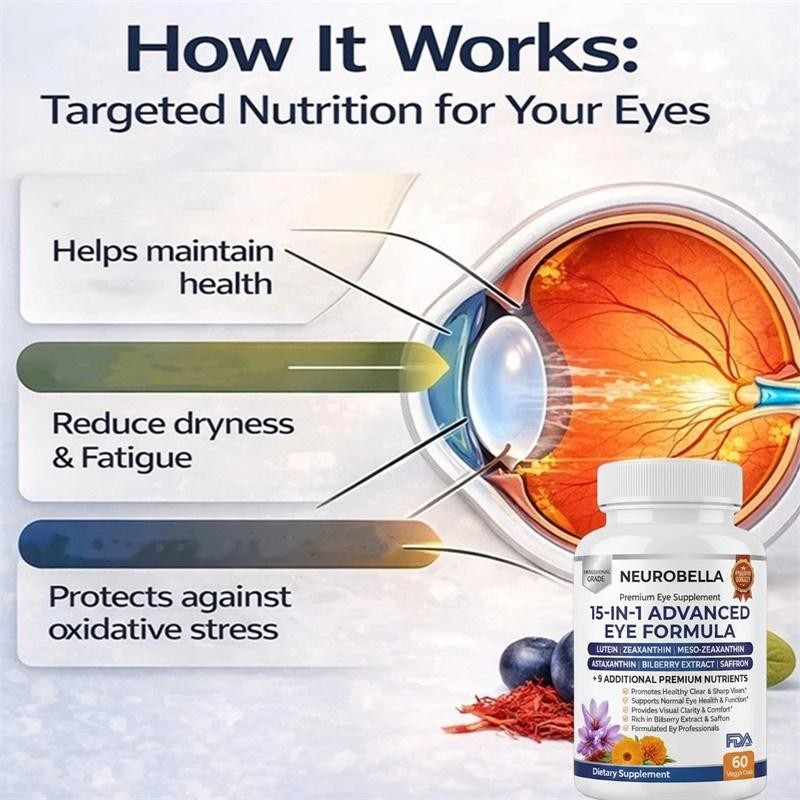 Neurobella 15 in 1 Advanced Eye Formula – 15 in 1 Eye Formula