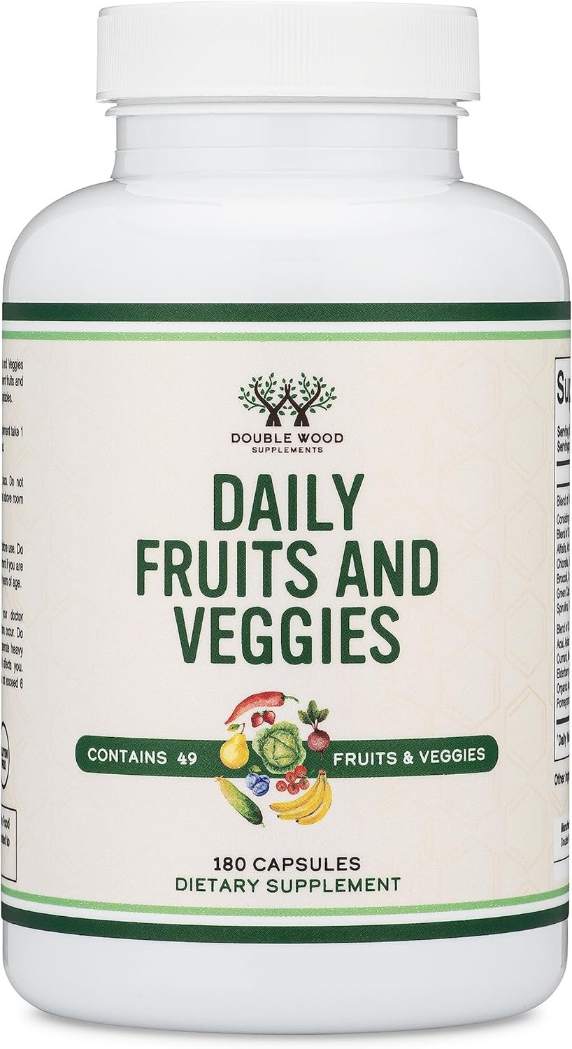 Fruits and Veggies Supplement (Daily Blend of 49 Different and…