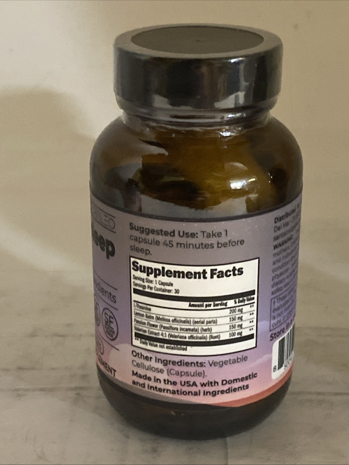 4x Santa Cruz Paleo Deep Sleep Caps 30ct (120 Total) 10/26