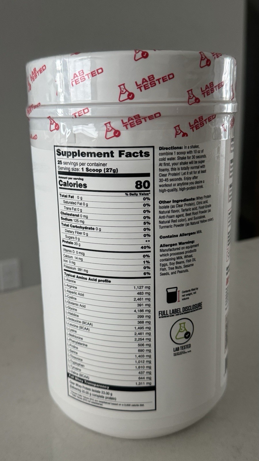 Clean Protein Whey Isolate Guava Nectarine 02/29