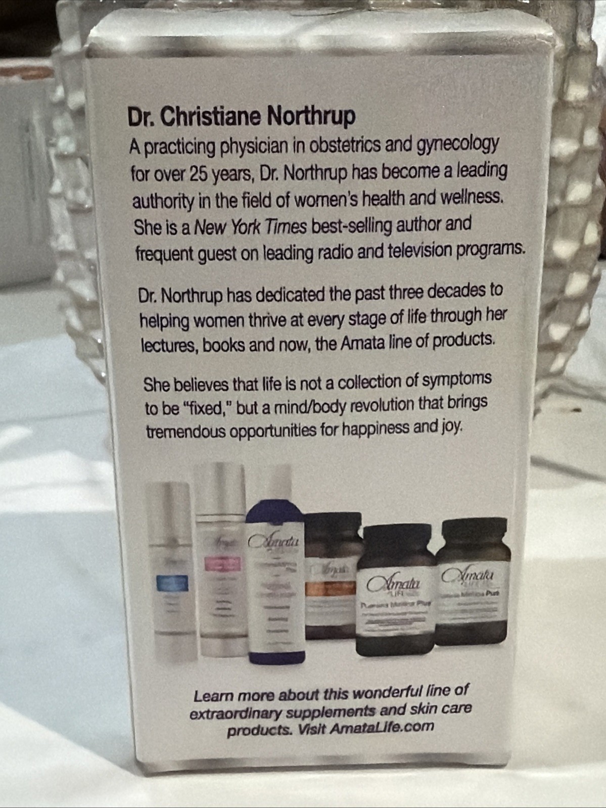 By Dr. Christiane Northrup Pueraria Mirifica plus Amata Life .60 Capsules .