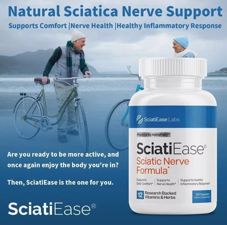 1-3 Bottles SciatiEase Labs Sciati Ease Sciatic Nerve Formula 120 Cap ! Exp 2028