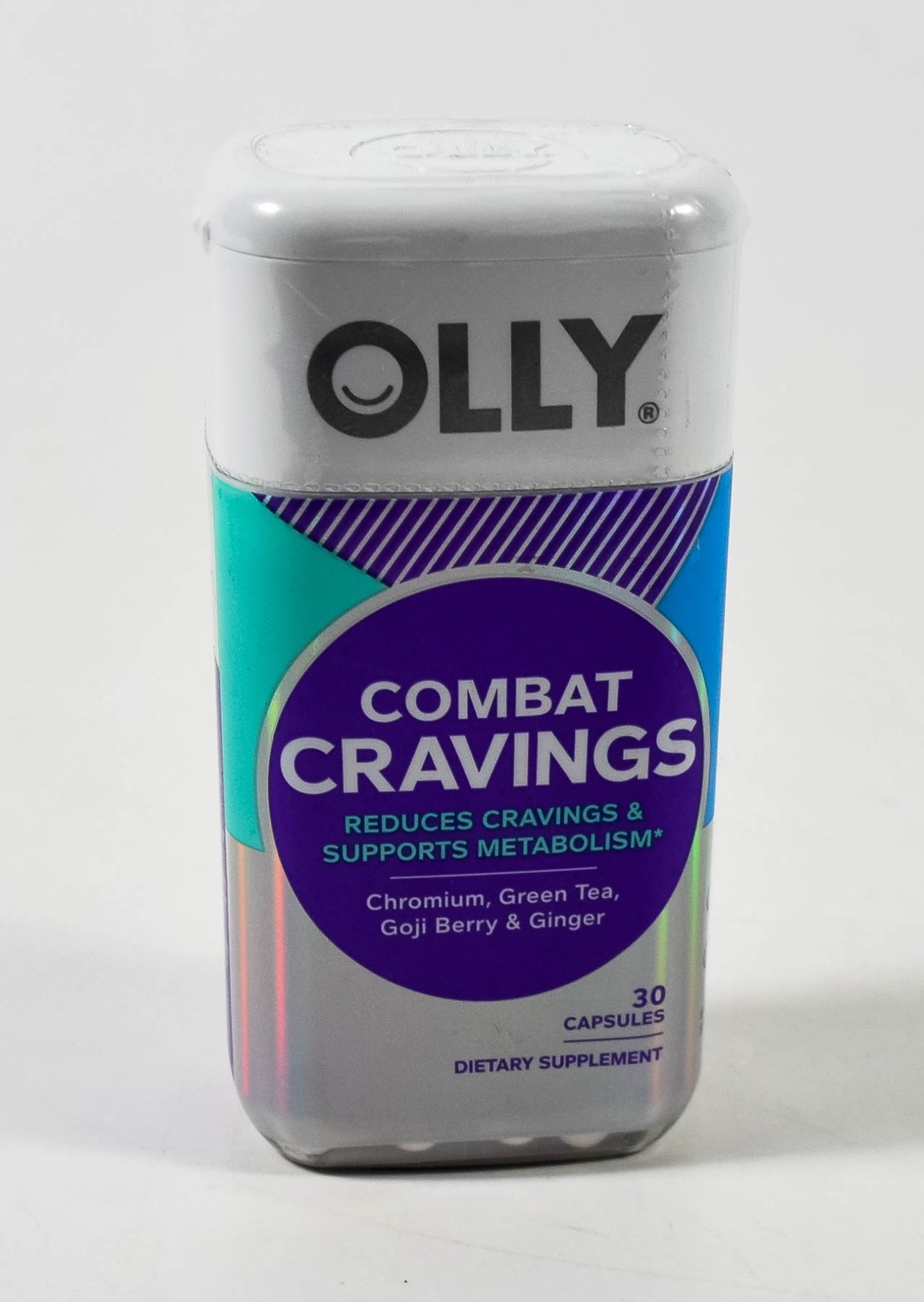 Olly COMBAT CRAVINGS Supports Metabolism 30 capsules Chromium goji berry 09/2026