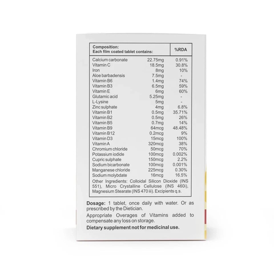 Bakson’s Homeopathy Vitamin D Plus 30 Tabs – Calcium & Immunity Care