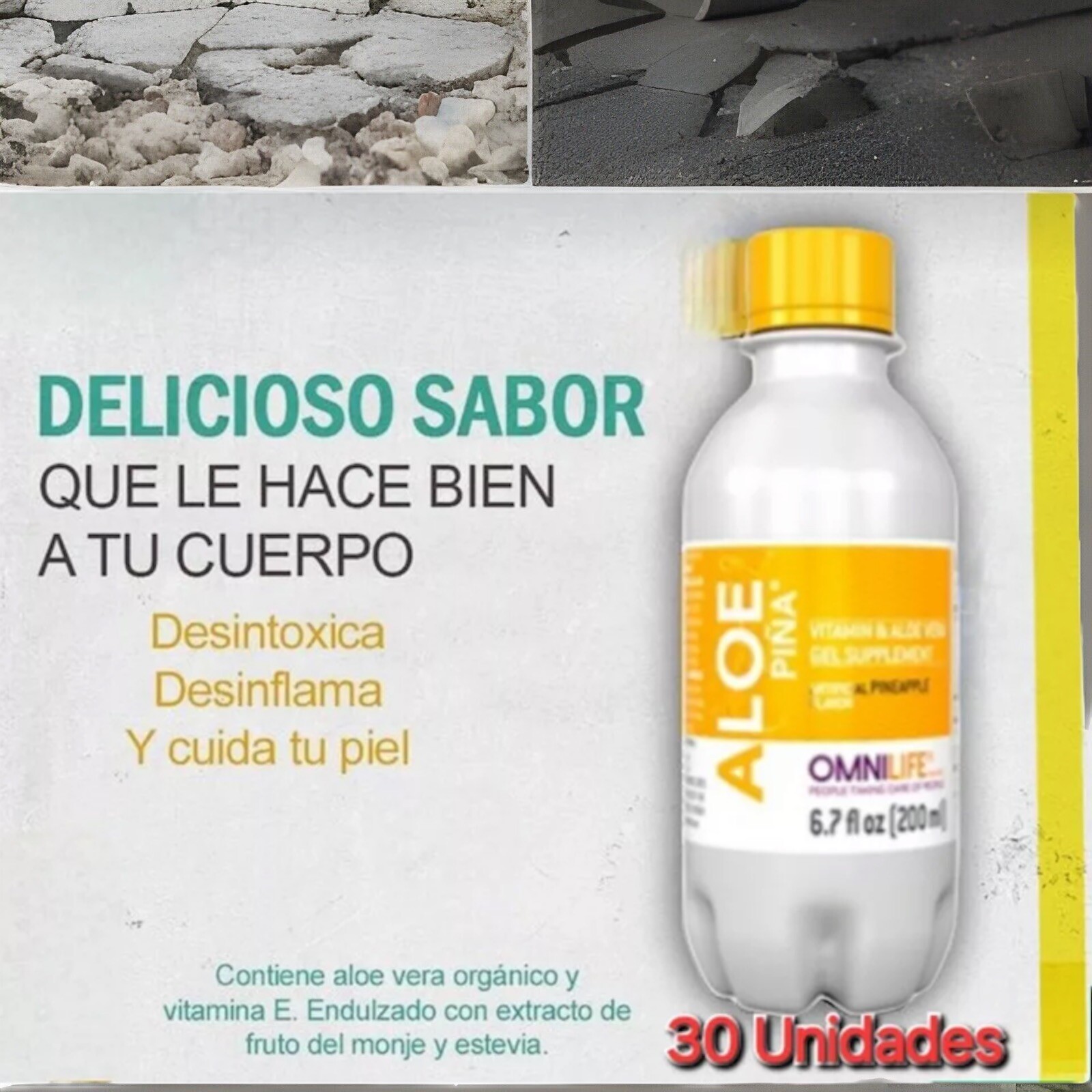 omnilife Aloe Beta Piña 24 pack 6.7oz (200ml)