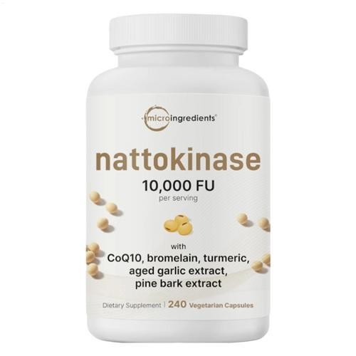 Micro 10,000 (Pack Serving FU Ingredients Count Nattokinase Per 240 of 1)